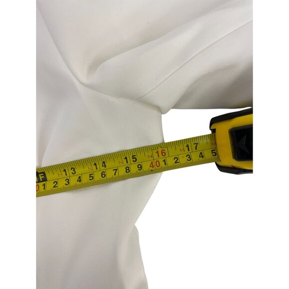 Zara Womens Blazer Suit Jacket M Medium Oyster White Gold Buttons 2399/593 NWT - Picture 14 of 16